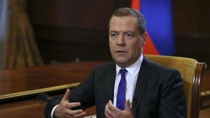 Dmitry Medvedev sternly warned the United States against ramping up sanctions(REUTERS) Dmitry Medvedev sternly warned the United States against ramping up sanctions(REUTERS)