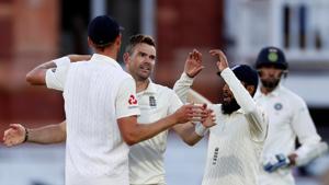 Cricket - England v India - Second Test - Lord’s, London, Britain - August 10, 2018 England's James Anderson celebrates the wicket of India's Ishant Sharma Action Images via Reuters/Paul Childs(Action Images via Reuters) Cricket - England v India - Second Test - Lord’s, London, Britain - August 10, 2018 England's James Anderson celebrates the wicket of India's Ishant Sharma Action Images via Reuters/Paul Childs(Action Images via Reuters)