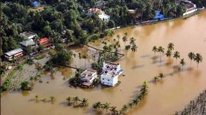 An aeriel view of the flooded locality of Aluva after heavy rains, in Kerala on Friday, Aug 10, 2018.(PTI) An aeriel view of the flooded locality of Aluva after heavy rains, in Kerala on Friday, Aug 10, 2018.(PTI)