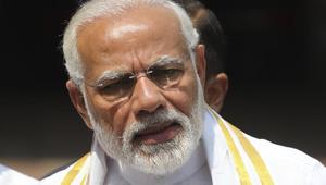 Prime Minister Narendra Modi speaks to mediapersons on the opening day of the monsoon session of Parliament in New Delhi recently.(AP photo) Prime Minister Narendra Modi speaks to mediapersons on the opening day of the monsoon session of Parliament in New Delhi recently.(AP photo)