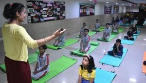 Every school needs to offer health and physical education as a compulsory subject from classes 1 to 10 as part of the plan.(HT File Photo)