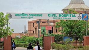 The Civil Hospital at Sector 10 in Gurugram.(HT Photo) The Civil Hospital at Sector 10 in Gurugram.(HT Photo)