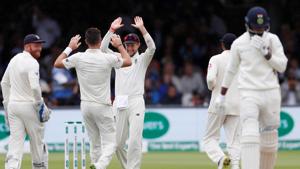 India went down by an innings and 159 runs in the second Test at Lord’s.(Action Images via Reuters) India went down by an innings and 159 runs in the second Test at Lord’s.(Action Images via Reuters)