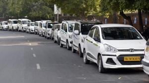 App-based cab operators such as Ola said they implemented the order starting Sunday.(Ravi Choudhary/HT Photo) App-based cab operators such as Ola said they implemented the order starting Sunday.(Ravi Choudhary/HT Photo)