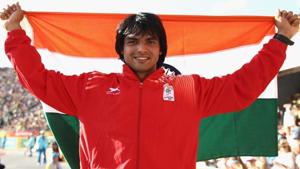 Neeraj Chopra of India celebrates winning gold in the Men’s Javelin final during athletics on day 10 of the Gold Coast 2018 Commonwealth Games at Carrara Stadium on April 14, 2018 on the Gold Coast, Australia.(Getty Images) Neeraj Chopra of India celebrates winning gold in the Men’s Javelin final during athletics on day 10 of the Gold Coast 2018 Commonwealth Games at Carrara Stadium on April 14, 2018 on the Gold Coast, Australia.(Getty Images)