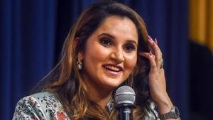 Sania Mirza speaks during an interactive session and music video launch.(PTI) Sania Mirza speaks during an interactive session and music video launch.(PTI)