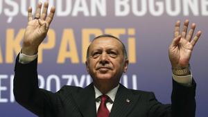 Turkey's President Recep Tayyip Erdogan gestures prior to delivering a speech in Ankara, Turkey(AP Photo) Turkey's President Recep Tayyip Erdogan gestures prior to delivering a speech in Ankara, Turkey(AP Photo)