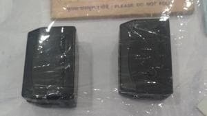 Skimmers recovered by police. Skimmers recovered by police.