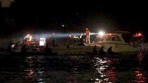 Civil defence forces were searching the waters for the missing passengers but had not recovered the bodies.(Reuters/Picture for representation) Civil defence forces were searching the waters for the missing passengers but had not recovered the bodies.(Reuters/Picture for representation)