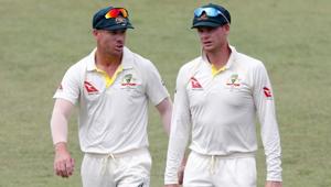 File photo of Australia’s David Warner and Steve Smith.(REUTERS) File photo of Australia’s David Warner and Steve Smith.(REUTERS)