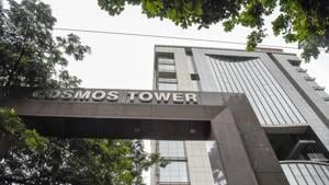 Cosmos bank headquarters on Ganeshkhind road in Pune.(Sanket Wankhade/HT Photo) Cosmos bank headquarters on Ganeshkhind road in Pune.(Sanket Wankhade/HT Photo)