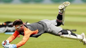 Cricket - India Nets - Edgbaston, Birmingham, Britain - July 31, 2018 India's Rishabh Pant during nets(Action Images via Reuters) Cricket - India Nets - Edgbaston, Birmingham, Britain - July 31, 2018 India's Rishabh Pant during nets(Action Images via Reuters)