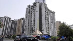 A view of Amrapali Zodiac at sector 120, in Noida.(Sunil Ghosh / HT Photo) A view of Amrapali Zodiac at sector 120, in Noida.(Sunil Ghosh / HT Photo)