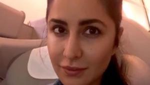 Katrina Kaif looks pretty in a no-fuss minimal makeup look. Katrina Kaif looks pretty in a no-fuss minimal makeup look.