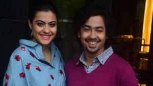 Kajol Devgn and Riddhi Sen at the promotion of their upcoming film Helicopter Eela in Mumbai on August 16, 2018.(IANS) Kajol Devgn and Riddhi Sen at the promotion of their upcoming film Helicopter Eela in Mumbai on August 16, 2018.(IANS)