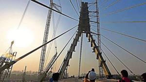 The court was hearing a plea which claimed inordinate delay in completing the project and alleged that the authorities had missed several deadlines.(HT File Photo) The court was hearing a plea which claimed inordinate delay in completing the project and alleged that the authorities had missed several deadlines.(HT File Photo)