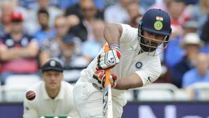 India's Rishabh Pant bats during the second day of the third cricket test match between England and India at Trent Bridge in Nottingham, England, Sunday, Aug. 19, 2018. (AP Photo/Rui Vieira)(AP) India's Rishabh Pant bats during the second day of the third cricket test match between England and India at Trent Bridge in Nottingham, England, Sunday, Aug. 19, 2018. (AP Photo/Rui Vieira)(AP)