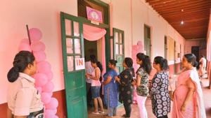 Summary revision of voters’ lists conducted by state chief electoral officer in May and June this year suggested that the number of voters had come down to 4.94 crore from 5.07 crore.(PTI file photo) Summary revision of voters’ lists conducted by state chief electoral officer in May and June this year suggested that the number of voters had come down to 4.94 crore from 5.07 crore.(PTI file photo)