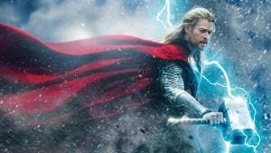 Chris Hemsworth as Thor in a still from The Dark World. Chris Hemsworth as Thor in a still from The Dark World.