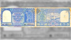 A combination of the <span class='webrupee'>₹</span>10 Haj note, with the words HAJ written on the back, along with an image of a ship to denote journey.(HT Photo) A combination of the <span class='webrupee'>₹</span>10 Haj note, with the words HAJ written on the back, along with an image of a ship to denote journey.(HT Photo)