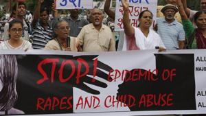 Activists protest against recent incidents of rape in shelter homes of Bihar and Uttar Pradesh, in Ahmadabad, Wednesday, Aug. 8, 2018.(AP) Activists protest against recent incidents of rape in shelter homes of Bihar and Uttar Pradesh, in Ahmadabad, Wednesday, Aug. 8, 2018.(AP)