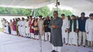 The namaz was followed by an Eid Milan programme organised and managed by a team of non-Muslim volunteers.(Facebook Photo/Shoulder to Shoulder Foundation) The namaz was followed by an Eid Milan programme organised and managed by a team of non-Muslim volunteers.(Facebook Photo/Shoulder to Shoulder Foundation)