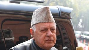 Fomer Jammu and Kashmir chief minister Farooq Abdullah in New Delhi.(HT File PHOTO) Fomer Jammu and Kashmir chief minister Farooq Abdullah in New Delhi.(HT File PHOTO)