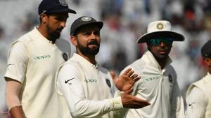 India registered a 203-run win over England in the third Test at Trent Bridge.(AFP) India registered a 203-run win over England in the third Test at Trent Bridge.(AFP)