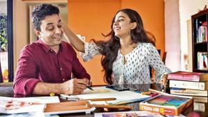 From choice of career to boys, no topic is taboo between Sajid Khan and his daughter.(Satish Bate/HT Photo) From choice of career to boys, no topic is taboo between Sajid Khan and his daughter.(Satish Bate/HT Photo)