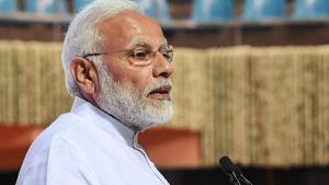 Prime Minister Narendra Modi arrived in Gujarat on Thursday for a day’s visit.(PTI File Photo) Prime Minister Narendra Modi arrived in Gujarat on Thursday for a day’s visit.(PTI File Photo)