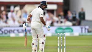 Murali Vijay scored just 26 runs in the first two Tests against England.(AFP) Murali Vijay scored just 26 runs in the first two Tests against England.(AFP)