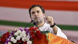 Congress Presient Rahul Gandhi who is in Germany, took to Twitter and cited a news report over the incident.(PTI File Photo) Congress Presient Rahul Gandhi who is in Germany, took to Twitter and cited a news report over the incident.(PTI File Photo)