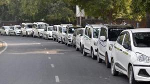 The North Delhi Municipal Corporation will soon come out with new rates for collection of taxes from private taxi operators who display advertisements on their vehicles.(Ravi Choudhary/ Hindustan Times) The North Delhi Municipal Corporation will soon come out with new rates for collection of taxes from private taxi operators who display advertisements on their vehicles.(Ravi Choudhary/ Hindustan Times)