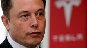 Tesla Motors Inc chief executive Elon Musk pauses during a news conference in Tokyo.(Reuters Photo)