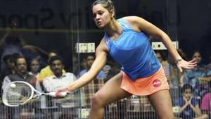 Dipika Pallikal lost to Nicol David in the women’s squash semifinals of Asian Games 2018.(Twitter) Dipika Pallikal lost to Nicol David in the women’s squash semifinals of Asian Games 2018.(Twitter)
