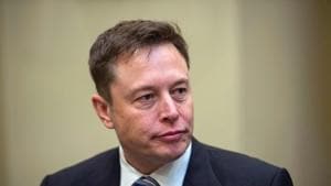 Tesla CEO Elon Musk listens to US President Donald Trump speak during a meeting with business leaders in the Roosevelt Room at the White House in Washington, DC.(AFP File Photo)