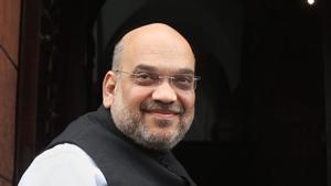 BJP president Amit Shah during budget session of Parliament in New Delhi.(PTI File Photo) BJP president Amit Shah during budget session of Parliament in New Delhi.(PTI File Photo)