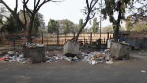 A garbage bin at Jogeshwari in Mumbai.(HT FILE) A garbage bin at Jogeshwari in Mumbai.(HT FILE)