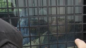 Pakistan's jailed and ousted prime minister Nawaz Sharif leaves an accountability court in an armored car after a court appearance in two corruption cases, in Islamabad, Pakistan, Monday, Aug. 13, 2018.(AP File)