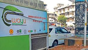 A wind augmentation and air purifying unit that was installed in Mumbai. The ones to be installed in Delhi are an advanced version, which can clean 90% of the pollutants.(HT ARCHIVE) A wind augmentation and air purifying unit that was installed in Mumbai. The ones to be installed in Delhi are an advanced version, which can clean 90% of the pollutants.(HT ARCHIVE)