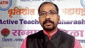 Vikram Adsul will be felicitated by the President on September 5.(HT photo) Vikram Adsul will be felicitated by the President on September 5.(HT photo)