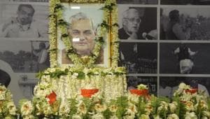 Urns containing ashes of former prime minister Atal Bihari Vajpayee at the BJP head office in Kolkata on August 23.(HT File Photo/Representative image) Urns containing ashes of former prime minister Atal Bihari Vajpayee at the BJP head office in Kolkata on August 23.(HT File Photo/Representative image)