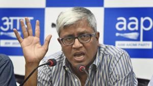 Ashutosh, a former journalist, said he was later told that his caste would help him get votes during the election he was contesting from Chandni Chowk.(Sushil Kumar/ Hindustan Times) Ashutosh, a former journalist, said he was later told that his caste would help him get votes during the election he was contesting from Chandni Chowk.(Sushil Kumar/ Hindustan Times)
