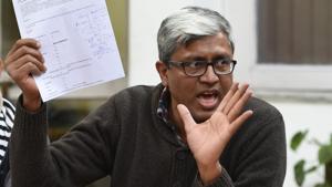 Ashutosh said he has now left AAP and is not constrained by party discipline.(Sushil Kumar/ Hindustan Times)
