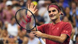 Aug 28, 2018; New York, NY, USA; Roger Federer of Switzerland reacts after defeating Yoshihito Nishioka of Japan (not pictured) in a first round match on day two of the 2018 U.S. Open tennis tournament(USA TODAY Sports) Aug 28, 2018; New York, NY, USA; Roger Federer of Switzerland reacts after defeating Yoshihito Nishioka of Japan (not pictured) in a first round match on day two of the 2018 U.S. Open tennis tournament(USA TODAY Sports)