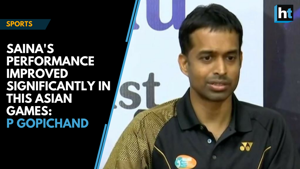 <p>P Gopichand, Indian Badminton Head Coach, shared his thought on his team's performance. He spoke about Indian ace shuttlers Saina Nehwal and PV Sindhu who bagged bronze and gold medals respectively in the ongoing Asian Games 2018 in Jakarta. </p><p>In the semi finals, Saina bagged a bronze medal after losing straight sets against world no 1 Chinese Taipei's Tai Tzu Ying. While PV Sindhu remains in the Asian Games and is set to face Tai Tzu Ying in the finals. Pullela Gopichand is hopeful of Sindhu bagging gold in the final and hailed Saina Nehwal for her performance in the tournament.</p> <p>P Gopichand, Indian Badminton Head Coach, shared his thought on his team's performance. He spoke about Indian ace shuttlers Saina Nehwal and PV Sindhu who bagged bronze and gold medals respectively in the ongoing Asian Games 2018 in Jakarta. </p><p>In the semi finals, Saina bagged a bronze medal after losing straight sets against world no 1 Chinese Taipei's Tai Tzu Ying. While PV Sindhu remains in the Asian Games and is set to face Tai Tzu Ying in the finals. Pullela Gopichand is hopeful of Sindhu bagging gold in the final and hailed Saina Nehwal for her performance in the tournament.</p>