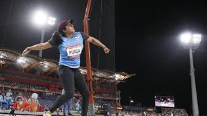 India's Seema Punia won bronze. (FILE IMAGE)(AFP/Getty Images) India's Seema Punia won bronze. (FILE IMAGE)(AFP/Getty Images)