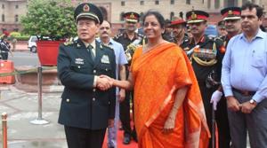 During Chinese defence minister General Wei Fenghe’s meeting with Prime Minister Narendra Modi and his Indian counterpart Nirmala Sitharaman in New Delhi last week, the two sides had in-depth discussions on how to further implement the important consensus reached between Modi and Chinese President Xi Jinping, defence ministry spokesman Colonel Wu Qian said.(Reuters/File Photo) During Chinese defence minister General Wei Fenghe’s meeting with Prime Minister Narendra Modi and his Indian counterpart Nirmala Sitharaman in New Delhi last week, the two sides had in-depth discussions on how to further implement the important consensus reached between Modi and Chinese President Xi Jinping, defence ministry spokesman Colonel Wu Qian said.(Reuters/File Photo)