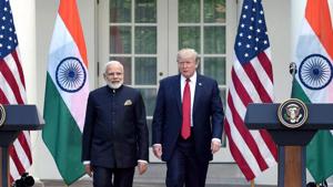 Prime Minister Narendra Modi meets US President Donald Trump at the White House, in Washington DC.(PTI File Photo) Prime Minister Narendra Modi meets US President Donald Trump at the White House, in Washington DC.(PTI File Photo)