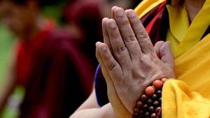 Buddhist monks offer prayers for peace during an inter-faith prayer meeting at Raj Ghat. (Photo used for representative purposes only)(AFP File Photo) Buddhist monks offer prayers for peace during an inter-faith prayer meeting at Raj Ghat. (Photo used for representative purposes only)(AFP File Photo)